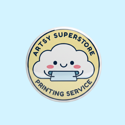 Custom Button Pins (7 to 20pcs)