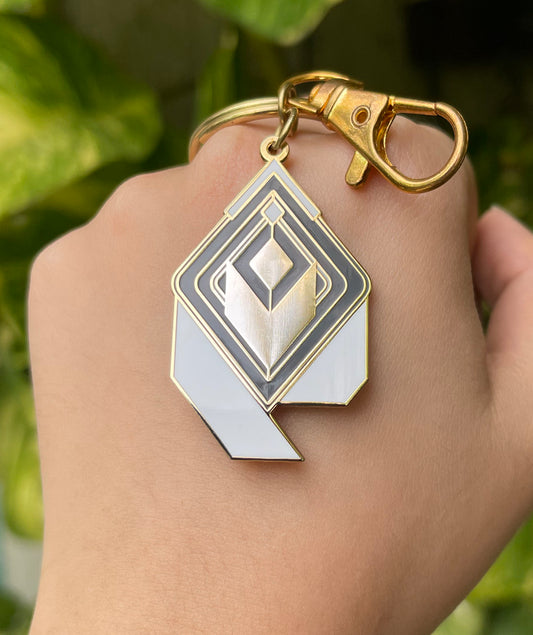 Valorant Rank Enamel Keychains