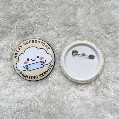 Custom Button Pins (7 to 20pcs)